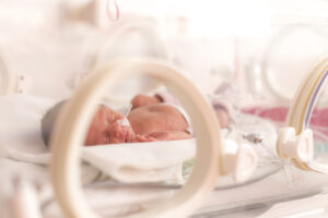 NICU Baby in isolette